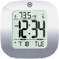 NEW $44 Compact Alarm Clock-PINK