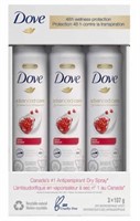 3-Pk Dove Revive Antiperspirant Spray, 107g