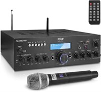 Pyle Wireless Microphone Power Amplifier System