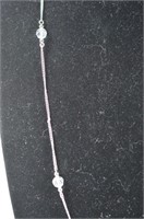 Vintage 1977 Avon LeadCrystal Bead Necklace