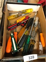 Assorted Screwdrivers and Chisel