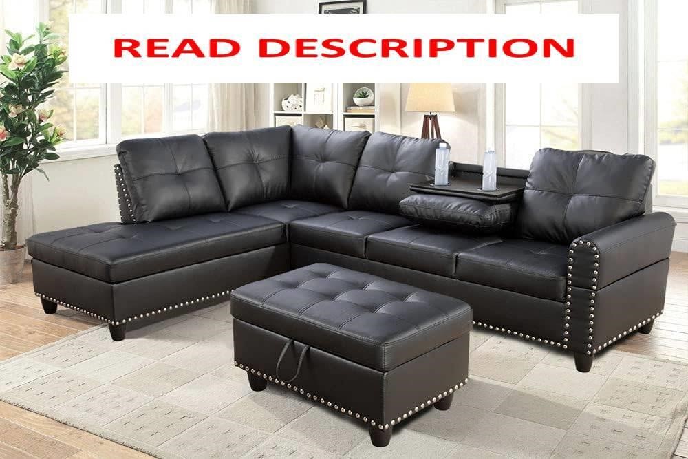 Modern Sofa Set with Storage  CHAISE ONLY
