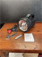 flashlight headlamp pocketknives lighter lot