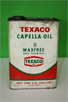 Texaco Capella Oil 1 gallon can
