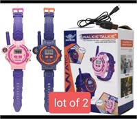 Lot of 2, Ling Yun Zhi walkie talkie watches, Rech