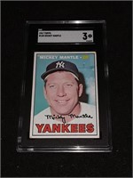 1967 Topps Mickey Mantle SGC 3 VG
