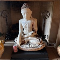 Large Burmese Marble Buddha