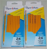 2 Boxes of 24 Paper Mate Pencils