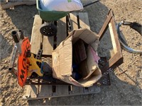 WELDER CART, JACK STAND PROPANE BOTTLES