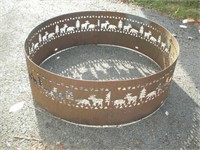 Metal Fire Pit Ring  36x12 Inches