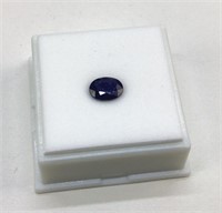1.30ct Avg 8x6mm Oval blue sapphire