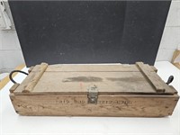 Wooden Ammo Box 12 x 33"