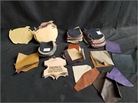 Group of leather samples