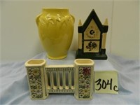Weller Pottery Style, McCoy Vases, Poppytrail Wall