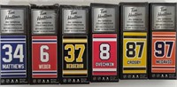 6 NHL Tim Horton Sticks, incl. #34 Matthews,