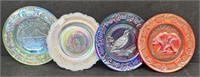 (4) Glass Collector Plates