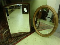 Two old mirrors.