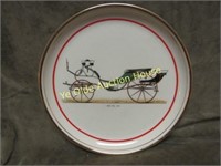 Hyalyn Porcelain Pottery Car Dish Plate