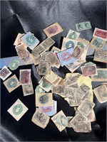 Large Collection of Cancelled Antique Stamps