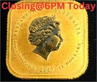 24K  1/10 Oz 3.12G Coin