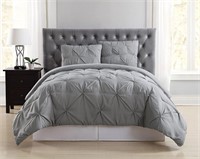 Twin X-Large,Truly Soft Everyday Pleated Comforter