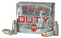 Hornady 90216 Critical Duty Personal Defense 9mm L