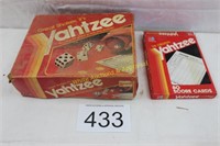Vintage Yahtzee Game & Score Cards