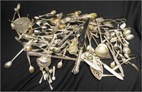 Large quantity of silver plate flatware