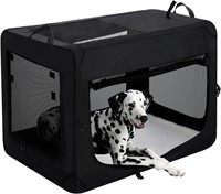 Pettycare 20in 3-Door Collapsible Dog Crate
