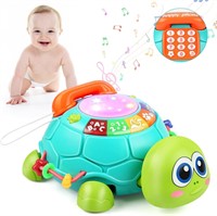 Bilingual Musical Turtle Baby Toy