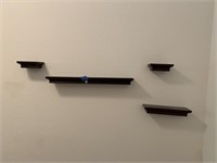 2PC FLOATING WALL SHELVES