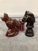 2 Horse Figurines