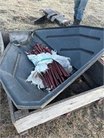 Grain Auger Hopper with Livestock Panel Pins