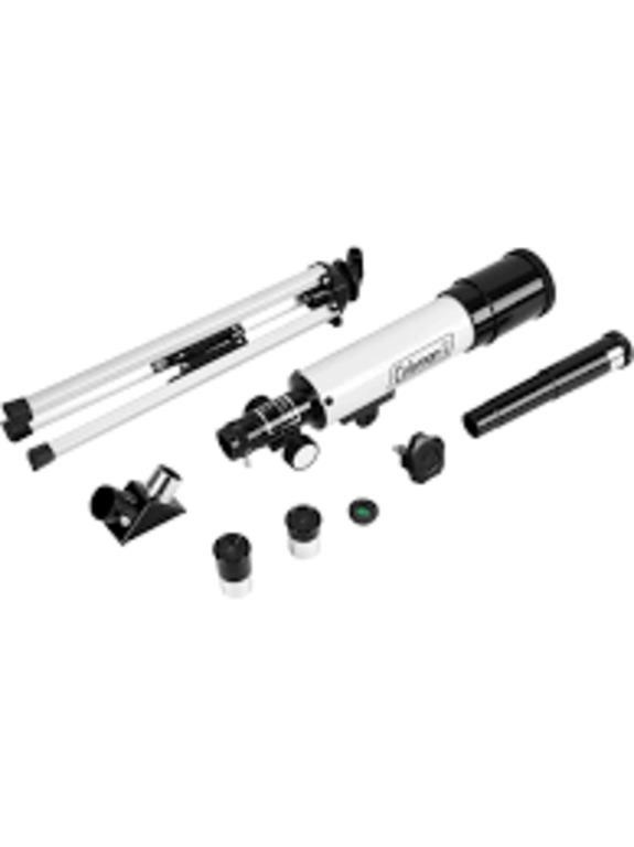 Coleman 360x50 Refractor Telescope Kit - White