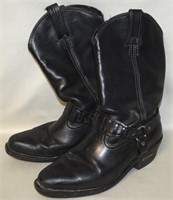 Harley Davidson Motorcycles Black Leather Boots