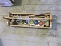 VINTAGE CROQUET SET