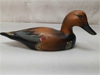 Hand Carved & Hand Painted Wooden Decoy Duck