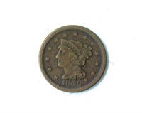 1843 Cent VF