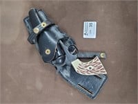 Vintage Crosman pellet gun with holster