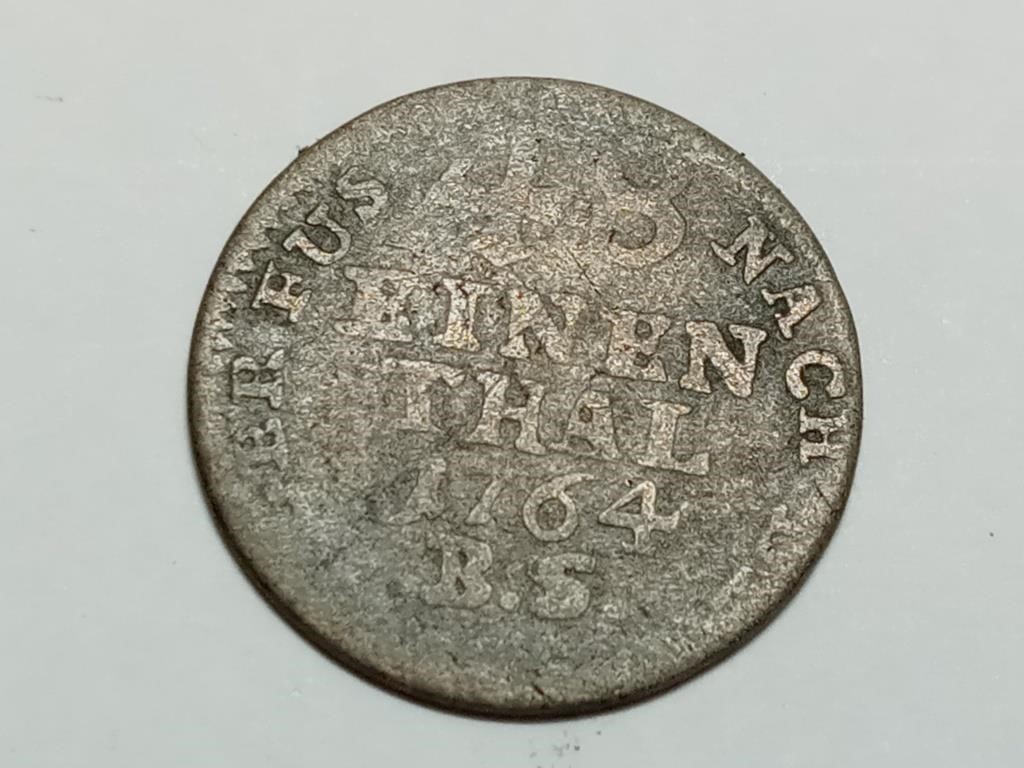 OF) 1764 1/48 Thaler silver coin