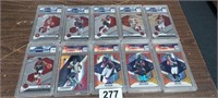 (10) GRADED CARDS, HOUSTON ROCKETS / TEXANS, RARE