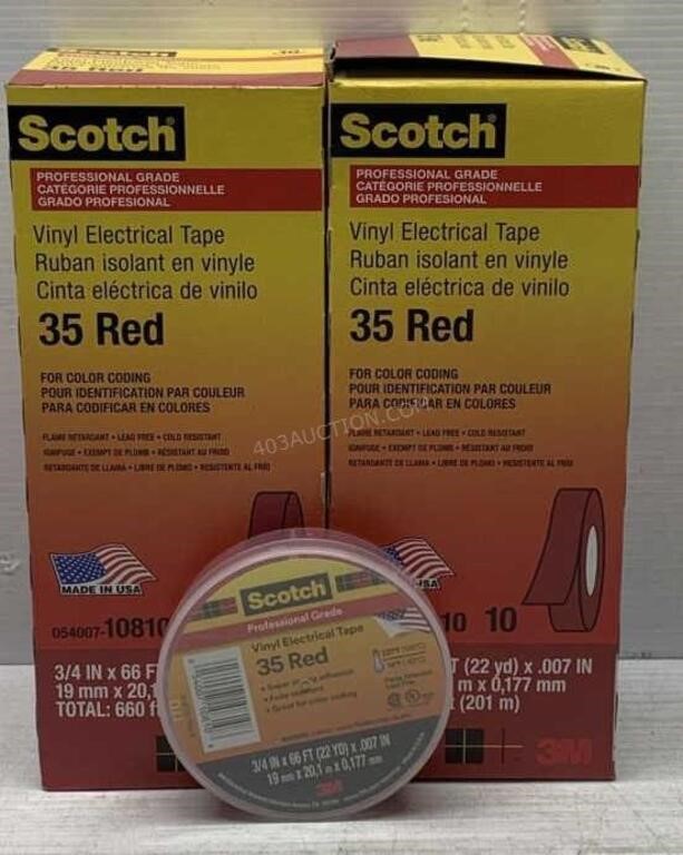 20 Rolls of 3M Scotch Electrical Tape - NEW $240