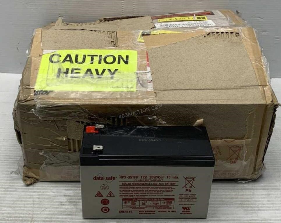 Case of 7 Enersys 12V Lead Acid Batteries NEW $315