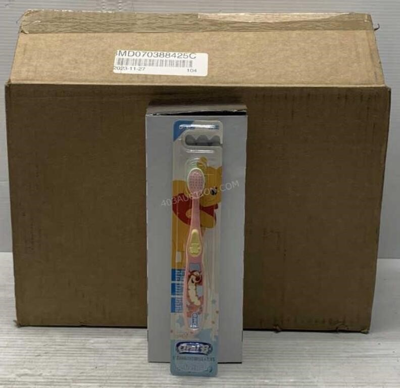 Case of 72 Kids Oral-B Toothbrushes - NEW $290