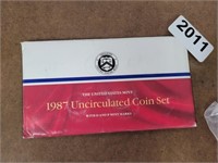 1987 UNCIRCULATED COIN SET