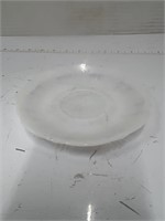 Vintage Milk Glass Plate