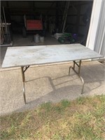 30" x 54” plywood folding table