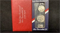 1776-1976-S Silver UNC US Bicentennial (3) Coins