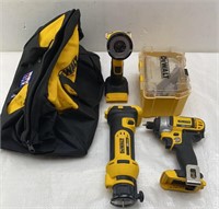 DeWalt Cordless Impact driver, cut-out tool,