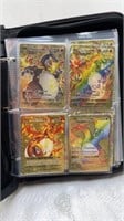 8 Pokemon cards in binder